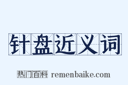 针盘近义词是什么意思的图片